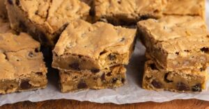 Sweet Homemade Congo Squares with Chocolate Chips