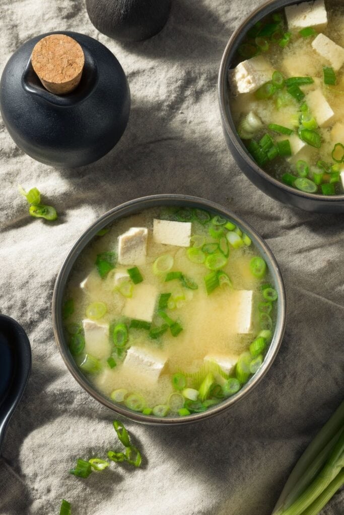 Warm Tofu Miso Soup